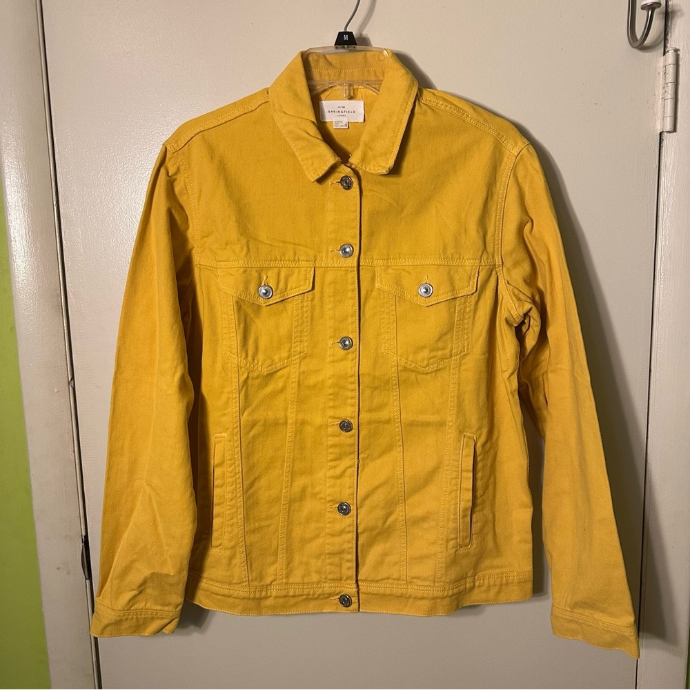 Springfield Jeans Mustard/Yellow Denim Jacket